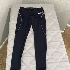 Better bodies leggings black with gray trim